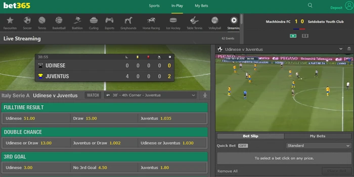 bet365 Live Streaming Service for Arab Players